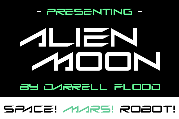 Alien Moon: A Futuristic Font for Creative Branding