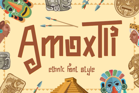 Amoxtli: A Unique Display Font for Your Brand