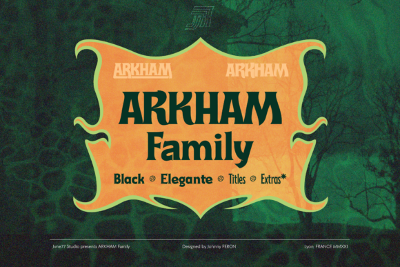 Arkham: A Bold Font for Memorable Branding