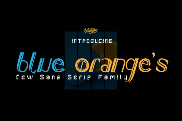 Blue Orange’s: A Modern Display Font for Editorial Design
