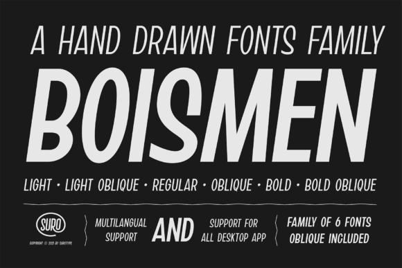 Boismen: A Bold Typeface for Editorial Impact
