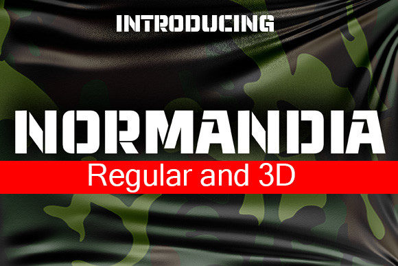 Boost Your Campaigns with Normandia, the Eye-Catching 3D Display Font