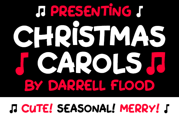 Christmas Carols: A Fun and Festive Display Font for Your Brand