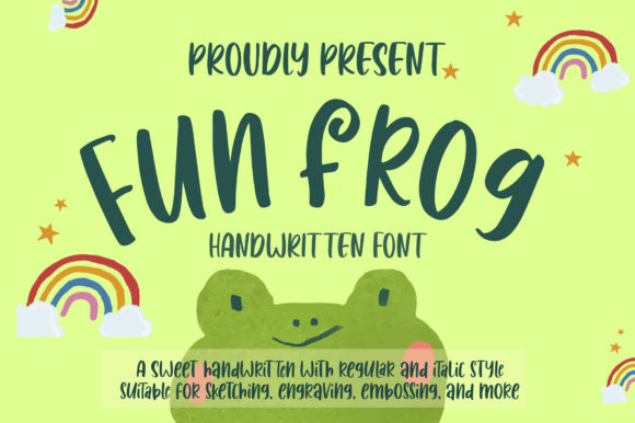 Discover Fun Frog: A Charming Display Font for Creative Projects