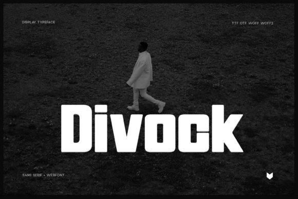 Divock: A Bold and Assertive Display Font for Editorial Design