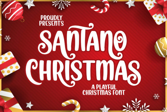 Enhance Your Brand with Santano Christmas Font