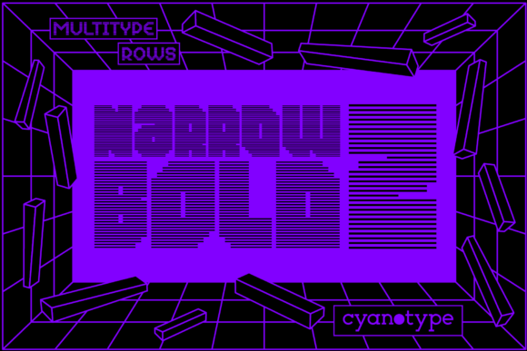 Enhancing Editorial Design with MultiType Rows Narrow Bold 2