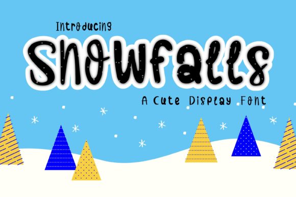 Exploring Snowfalls: A Charming Display Font