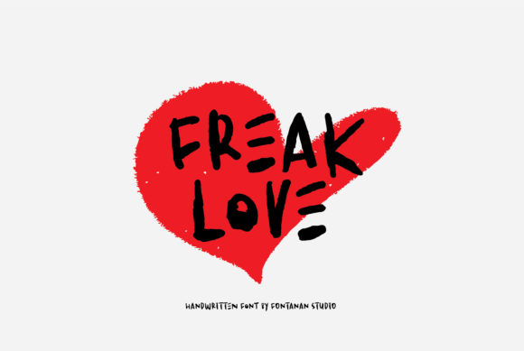 Freak Love: A Bold Display Font for Eye-Catching Campaigns