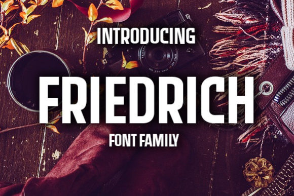 Friedrich: A Bold and Elegant Display Typeface