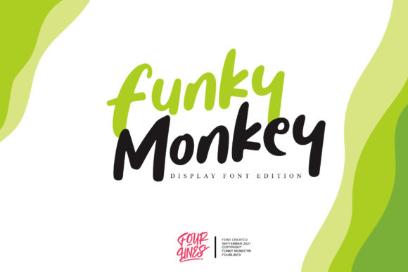 Funky Monkey: A Playful Display Font for Editorial Design