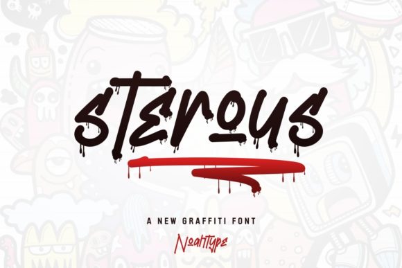 Introducing Sterous: A Creative Graffiti Display Font