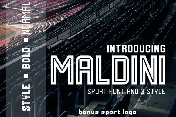 Maldini: The Perfect Sporty Font for Craft and Product Design