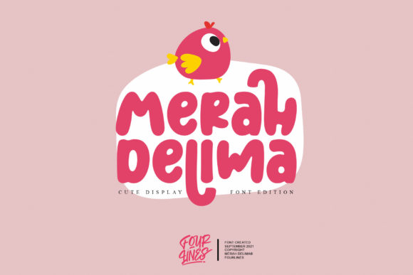 Merah Delima: A Playful Font for Creative Branding