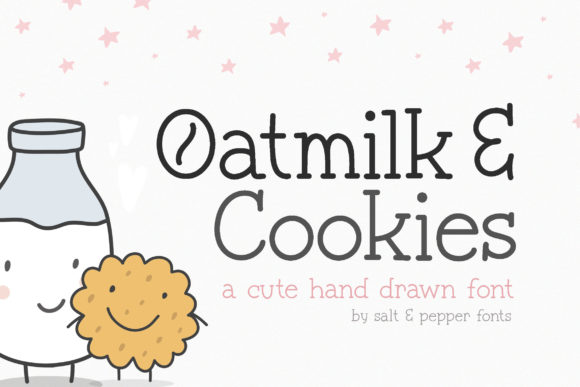 Oatmilk Cookies: A Charming Display Font for Web Design