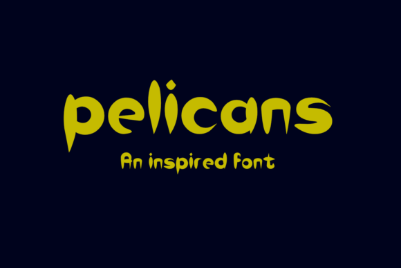 Pelicans: A Trendy Display Font for Engaging Campaigns