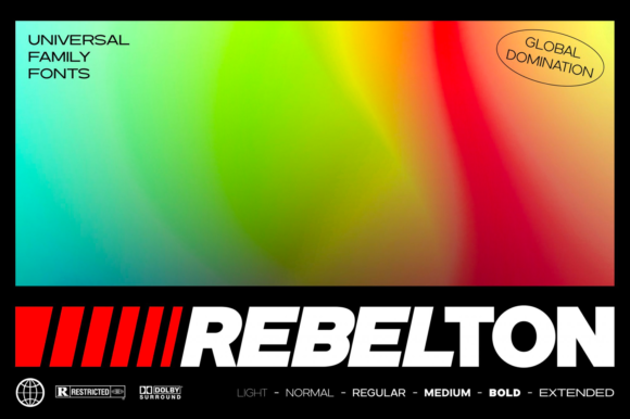 Rebelton: A Bold and Assertive Display Font for Modern Web Design