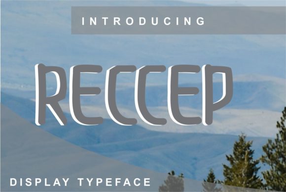 Reccep: A Clean and Adaptable Display Typeface