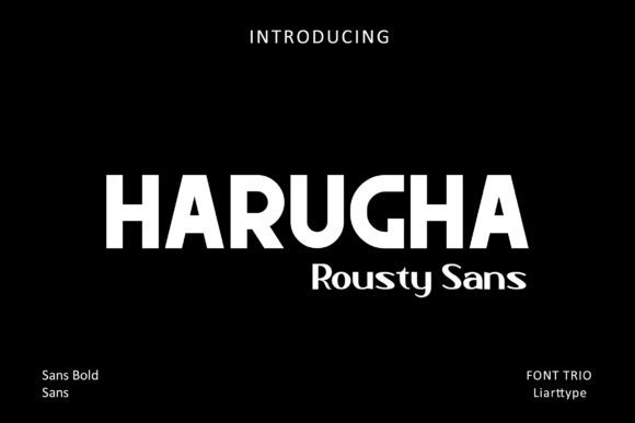 Transform Your Brand with Harugha: A Bold Display Font