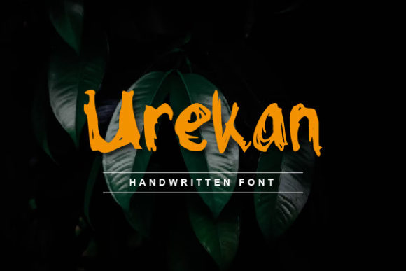 Urekan: A Spectacular Display Font for Editorial Design